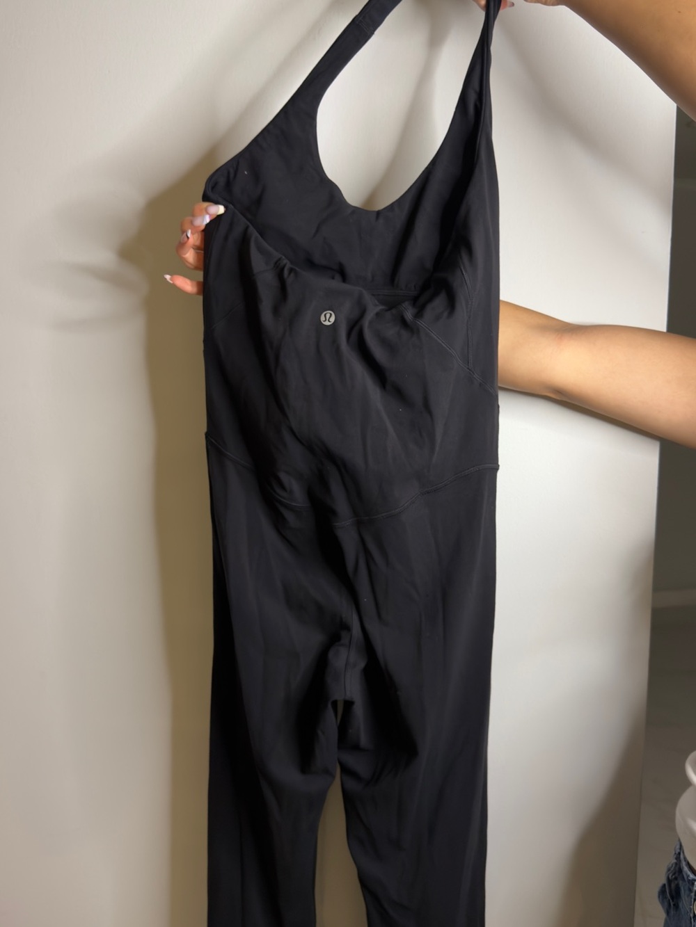 lululemon athletica Black Women's Athletic Jumpsuit Romper